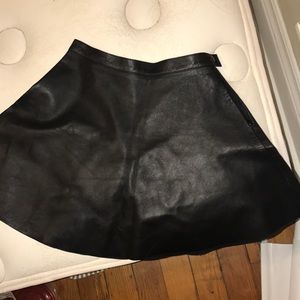 American Apparel REAL LEATHER SKIRT